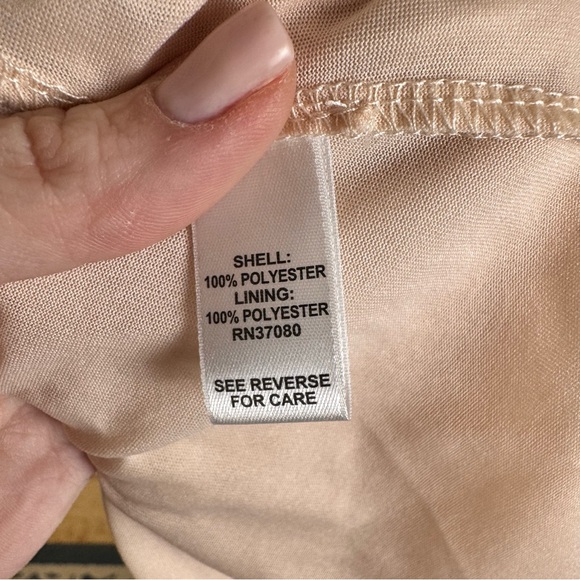 Cato Pleated Cream Maxi Skirt - Picture 6 of 6